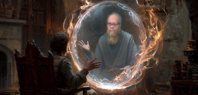 Of course, you can always contact Wizardhead through transpheric interpolations of a celestial transmission axis