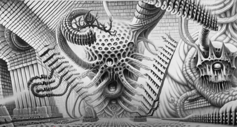 Endlessly moving, the mercurial entities known only as "They"
